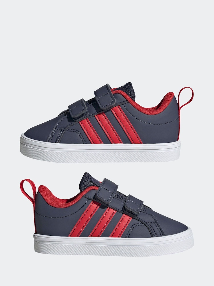 adidas Navy/Red VS Pace 2.0 Trainers - Image 5 of 9