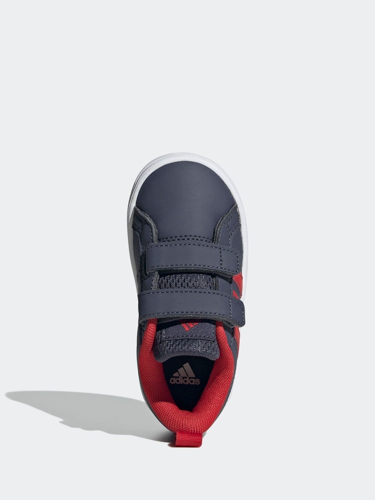adidas Navy/Red VS Pace 2.0 Trainers - Image 6 of 9