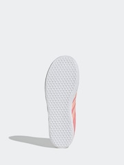 adidas Originals Dark Pink Junior Gazelle Trainers - Image 7 of 9