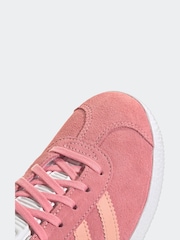 adidas Originals Dark Pink Junior Gazelle Trainers - Image 8 of 9