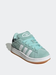 adidas Originals Green Campus 00s Trainers - Image 1 of 9
