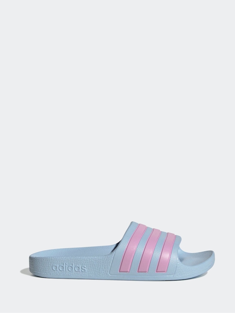 Azul cielo - Chanclas juveniles Adilette de Adidas - Imagen 1 de 9