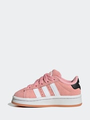 adidas Originals Light Pink Campus 00s Elastic Lace Trainers - Image 2 of 10