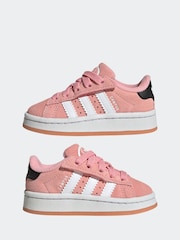 adidas Originals Light Pink Campus 00s Elastic Lace Trainers - Image 5 of 10