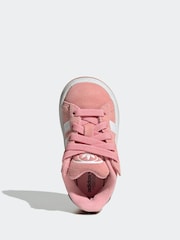 adidas Originals Light Pink Campus 00s Elastic Lace Trainers - Image 6 of 10