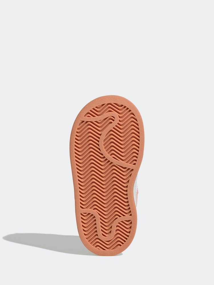 adidas Originals Light Pink Campus 00s Elastic Lace Trainers - Image 7 of 10