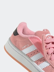 adidas Originals Light Pink Campus 00s Elastic Lace Trainers - Image 8 of 10
