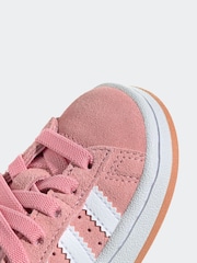 adidas Originals Light Pink Campus 00s Elastic Lace Trainers - Image 9 of 10