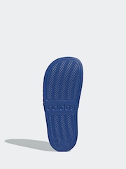 adidas Blue Kids Adilette Youth Sliders - Image 7 of 9