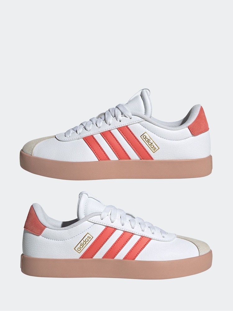 Wit en goudkleurig - adidas - Sneakers VL Court 3.0 - Image 11 of 17