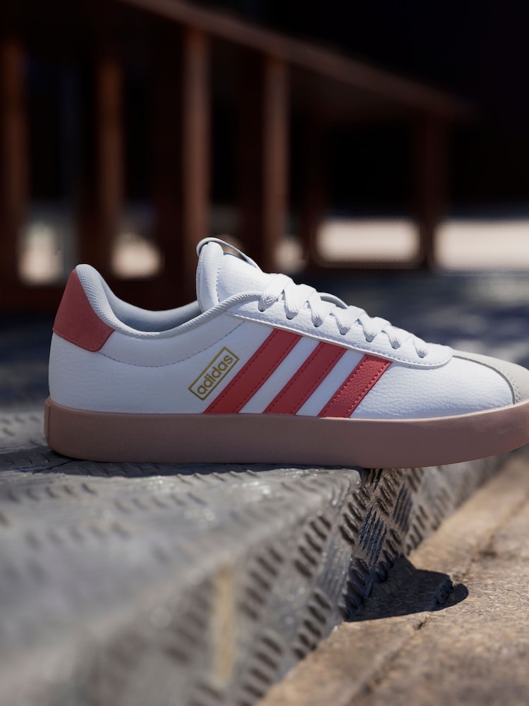 Wit en goudkleurig - adidas - Sneakers VL Court 3.0 - Image 3 of 17