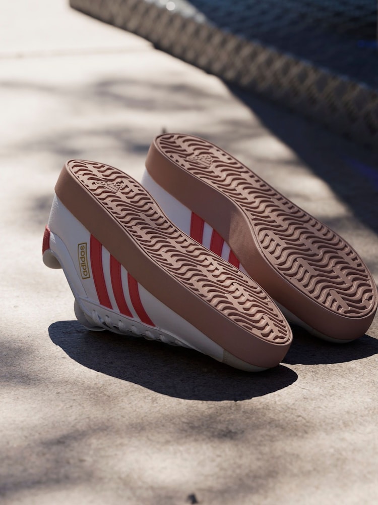 Wit en goudkleurig - adidas - Sneakers VL Court 3.0 - Image 4 of 17