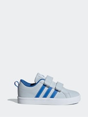 adidas Dark Blue Kids VS Pace 2.0 Trainers - Image 1 of 9