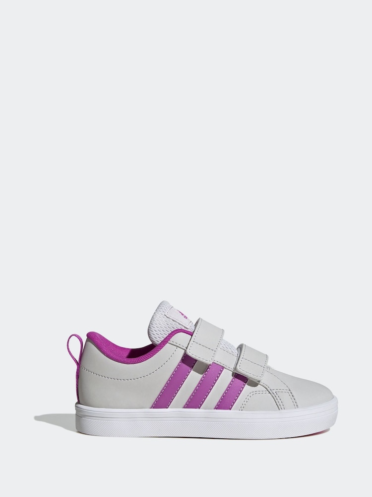 adidas Dark Grey Kids VS Pace 2.0 Trainers - Image 1 of 9