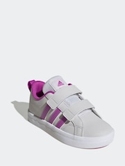 adidas Dark Grey Kids VS Pace 2.0 Trainers - Image 3 of 9