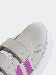 adidas Dark Grey Kids VS Pace 2.0 Trainers - Image 8 of 9