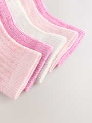 Pink Rib Baby Socks 5 Pack (0mths-2yrs) - Image 4 of 6