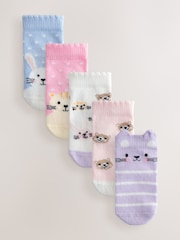 Pink Baby Socks 5 Pack (0mths-2yrs) - Image 1 of 3