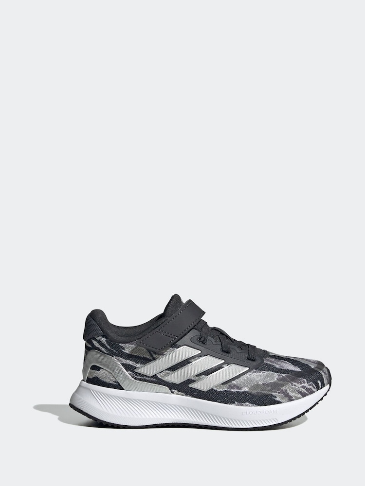 adidas Silver / Grey Runfalcon 5 Trainers - Image 1 of 9