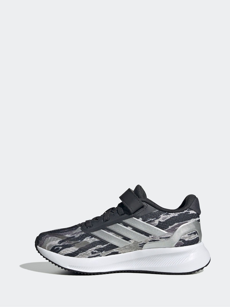 adidas Silver / Grey Runfalcon 5 Trainers - Image 2 of 9