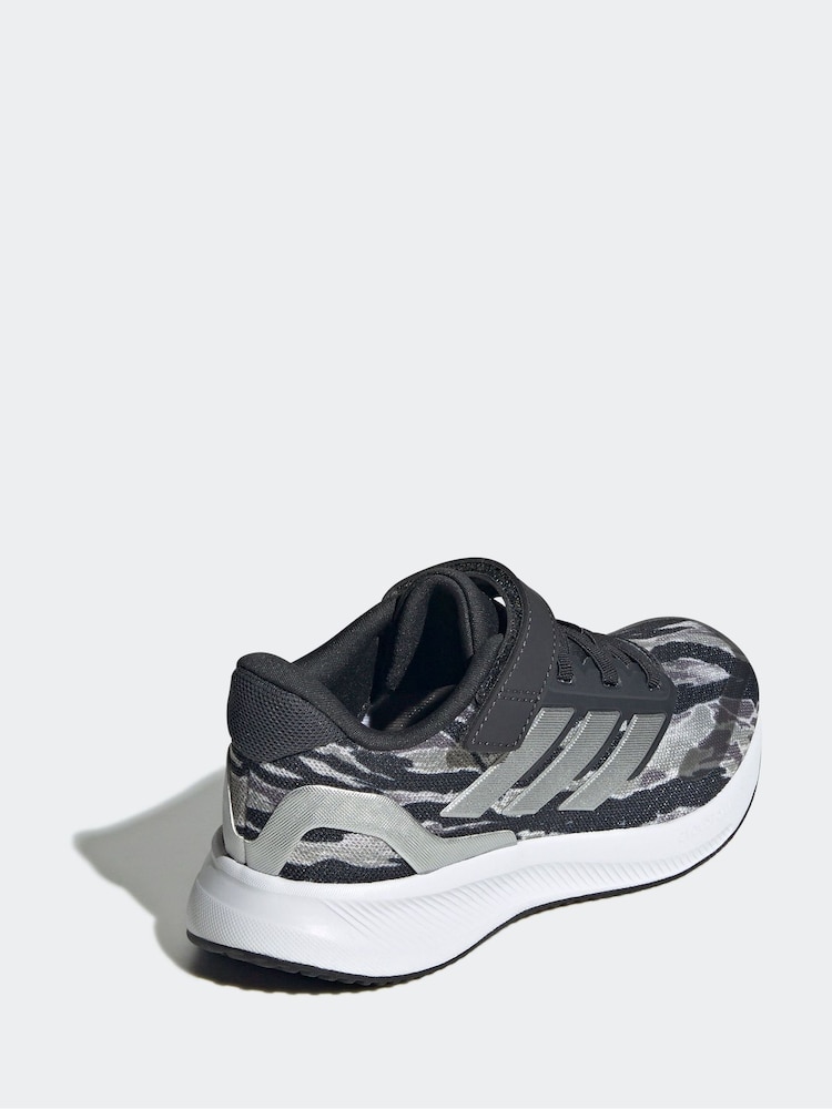 adidas Silver / Grey Runfalcon 5 Trainers - Image 4 of 9