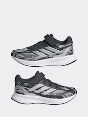 adidas Silver / Grey Runfalcon 5 Trainers - Image 5 of 9