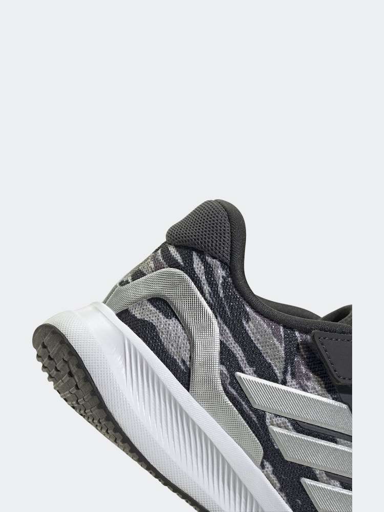 adidas Silver / Grey Runfalcon 5 Trainers - Image 8 of 9