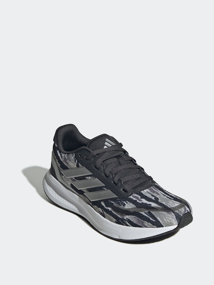 Pantofi sport de alergare pentru juniori adidas RunFalcon 5 cu șireturi - Image 3 of 9