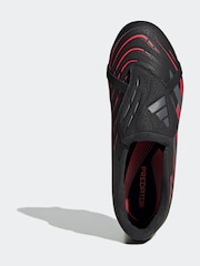adidas Black Kids Predator League Fold Over Tongue Soft Ground Boots - Image 6 of 9