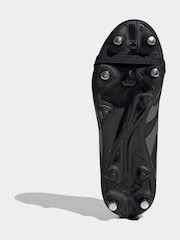 adidas Black Kids Predator League Fold Over Tongue Soft Ground Boots - Image 7 of 9