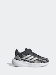 adidas Silver / Grey Runfalcon Runfalcon 5 Infant Trainers - Image 1 of 9