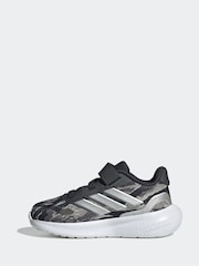 adidas Silver / Grey Runfalcon Runfalcon 5 Infant Trainers - Image 2 of 9