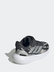 adidas Silver / Grey Runfalcon Runfalcon 5 Infant Trainers - Image 4 of 9