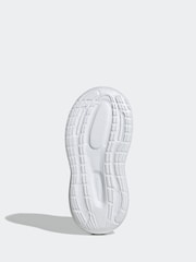 adidas Silver / Grey Runfalcon Runfalcon 5 Infant Trainers - Image 6 of 9