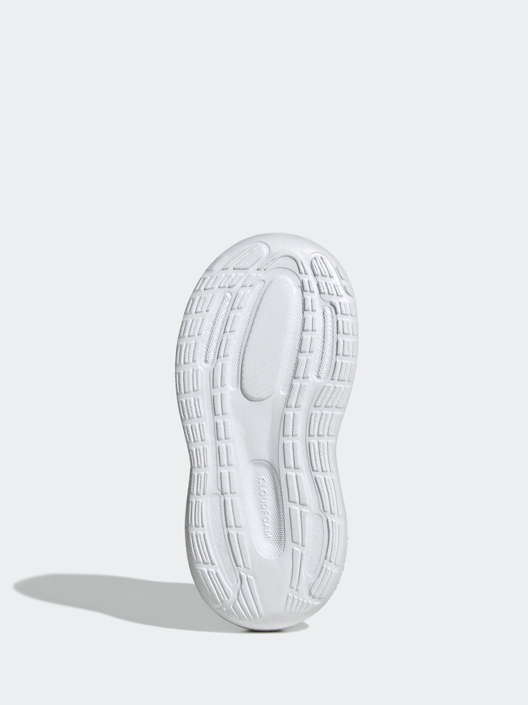 adidas Silver / Grey Runfalcon Runfalcon 5 Infant Trainers - Image 6 of 9
