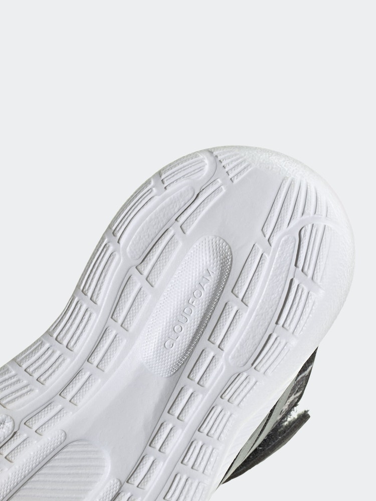 adidas Silver / Grey Runfalcon Runfalcon 5 Infant Trainers - Image 9 of 9