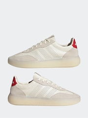 adidas White/Red Barreda Decode Trainers - Image 4 of 9
