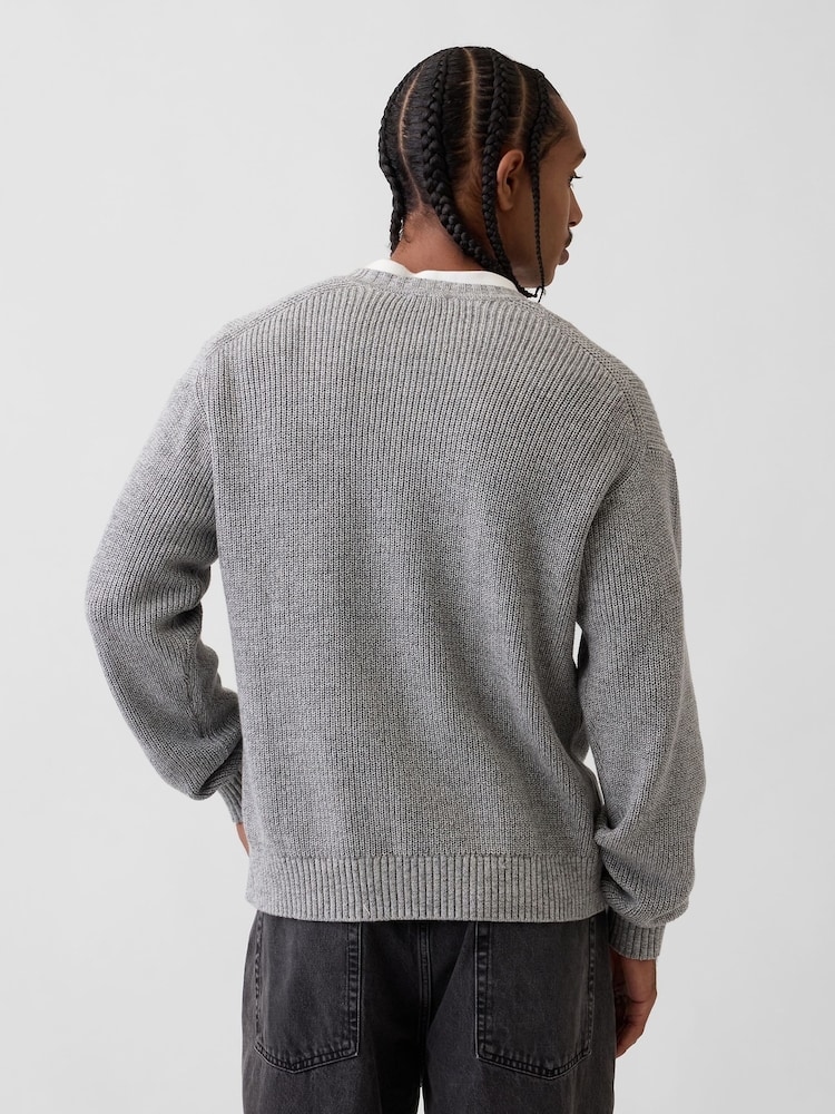 Gris - Pull Gap Shaker décontracté - Image 2 de 4
