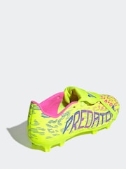 adidas Green Kids Predator League Fold-Over Tongue Firm Ground Boots - Image 2 of 9