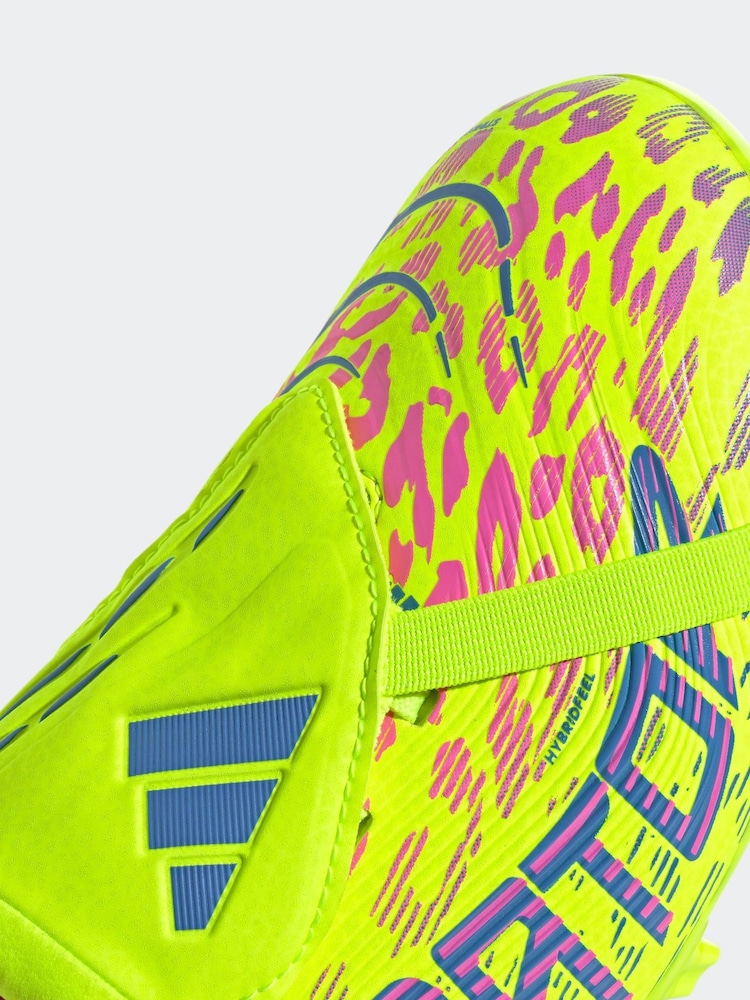 adidas Green Kids Predator League Fold-Over Tongue Firm Ground Boots - Image 9 of 9