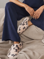 Ecru Dogs Slippers - Image 1 of 8