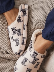 Ecru Dogs Slippers - Image 3 of 8