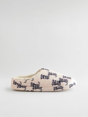 Ecru Dogs Slippers - Image 5 of 8