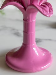 Rockett St George Pink Palm Tree Taper Holder - Image 3 of 5