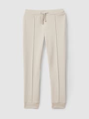 Reiss Cement Premier 13-14 yrs Interlock Jersey Drawstring Joggers - Image 1 of 4