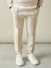 Reiss Cement Premier 13-14 yrs Interlock Jersey Drawstring Joggers - Image 3 of 4