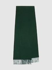 Verde oscuro - Bufanda de lana y cachemira Picton de Reiss - Imagen 1 de 4