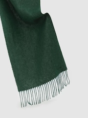 Verde oscuro - Bufanda de lana y cachemira Picton de Reiss - Imagen 4 de 4