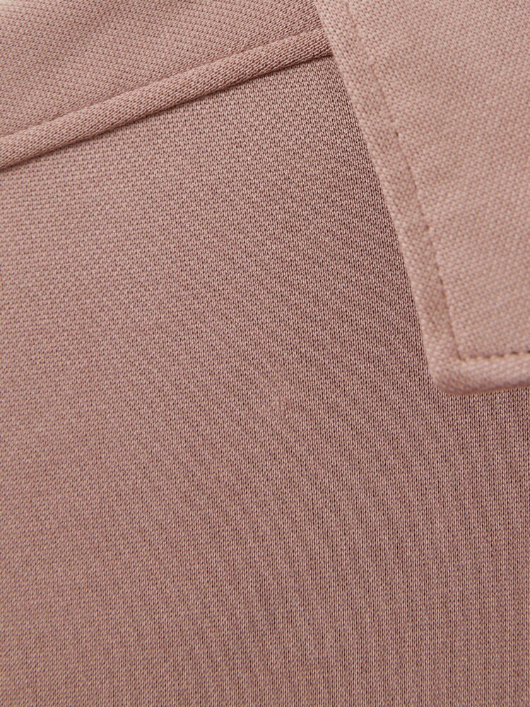 Reiss Dusty Pink Bobby Modal Blend Cutaway Collar Shirt - Image 6 of 6