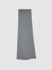Reiss Chesterfield Merino Wool Ribbed Scarf And Beanie Set - Imagen 3 de 7